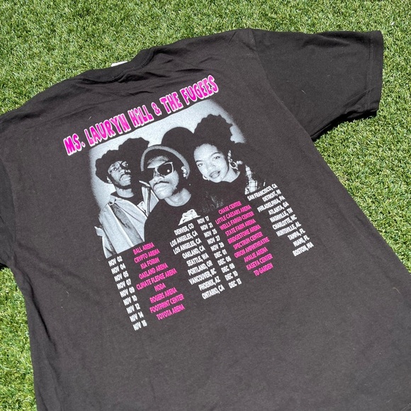 Lauren Hill & The Fugees 25th Anniversary Tour Black Tee - Picture 4 of 5